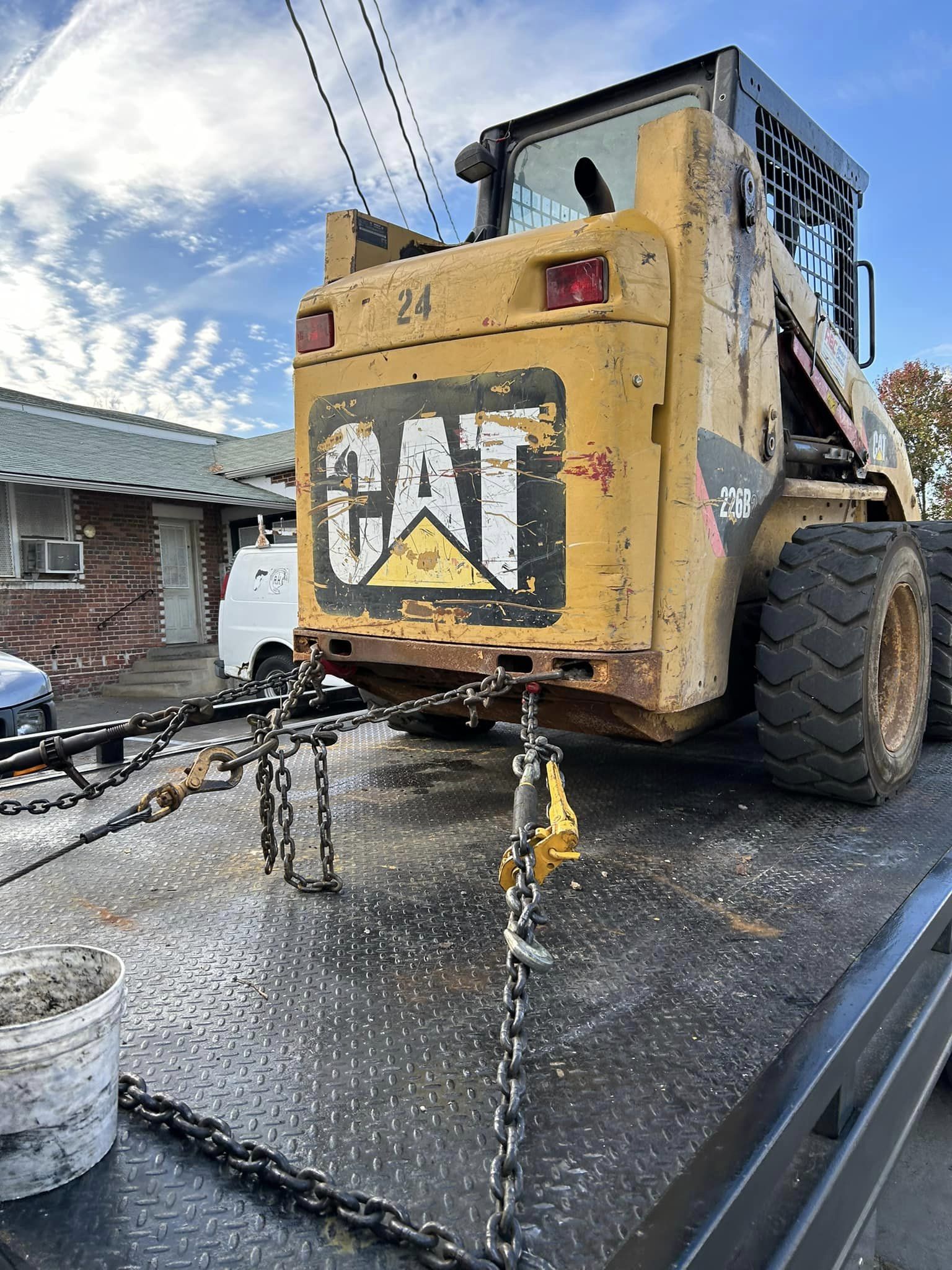Tow truck on the road